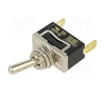 Switch: toggle; Pos: 2; SPST; OFF-ON; 10A/250VAC; Leads: connectors | T7A11A3B2H5R | T7A11A3B2H5R