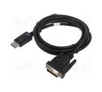 Cable; DisplayPort 1.1a,HDCP 1.3; 3m; black | AK-340306-030-S  | AK-340306-030-S