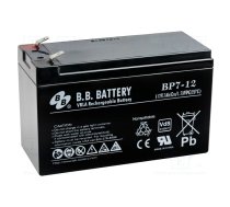 Re-battery: acid-lead; 12V; 7Ah; AGM; maintenance-free; 2.54kg | ACCU-BP7-12-T2/BB  | BP 7-12 T2