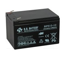 Re-battery: acid-lead; 12V; 12Ah; AGM; maintenance-free; 3.94kg | ACCU-BPS12-12/BB  | BPS 12-12