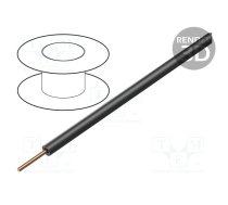 Wire; 0.2mm2; solid; Cu; PVC; black; 60V; 10m; 1x0.2mm2 | D-105-1  | 105-1