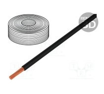 Wire; stranded; Cu; 0.14mm2; PVC; black; 60V; 10m; 1x0.14mm2 | D-118-1  | 118-1