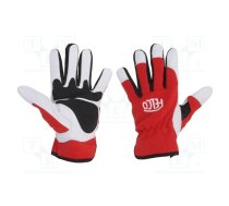 Protective gloves; Size: S; leather,spandex | FELCO-702S  | 783929800042