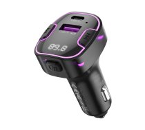 XO transmiter FM BCC12 Bluetooth MP3 car charger 3,1A black | BCC12  | 6920680850105 | BCC12