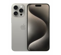 Apple | iPhone 15 Pro Max | Titanium | 6.7 " | Super Retina XDR display with ProMotion | 2790 x 1290 pixels | A17 Pro | Internal RAM 8 GB | 1000 GB | Dual SIM | Nano-SIM and eSIM | 4G | 5G | Main camera 48+12 MP | Secondary camera 12 MP | iOS | 17 | MU7J3