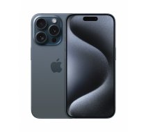 Apple | iPhone 15 Pro | Blue Titanium | 6.1 " | Super Retina XDR display with ProMotion | Apple | A17 Pro | Internal RAM 8 GB | 256 GB | Dual SIM | Nano-SIM and eSIM | 3G | 4G | 5G | Main camera 48+12+12 MP | Secondary camera 12 MP | iOS | 17 | MTV63PX/A 