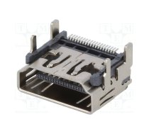 Connector: HDMI; socket; PIN: 19; gold-plated; Body coating: tinned | 690-019-298-412  | 690-019-298-412