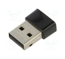 PC extension card: WiFi network; USB 2.0; black; 2.4÷5.8GHz | QOLTEC-50664  | 50664