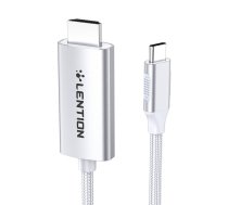 Lention USB-C to 4K60Hz HDMI cable, 3m (silver) | CB-CU707H-3MSC-SIL-  | 6955038346238 | 059931