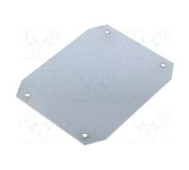 Mounting plate; steel sheet; Series: ALUBOX | SCAME-653.011  | 653.011