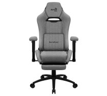 Aerocool ROYALASHGR Premium Ergonomic Gaming Chair Legrest Aeroweave Technology Grey | AEROROYAL-ASH-GREY | 4711099472772 | GAMAERFOT0055