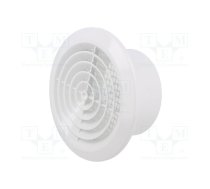 Accessories: ventilation grille; white; Body dim: Ø144x68mm; ABS | 007-0426  | 007-0426