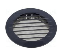 Accessories: ventilation grille; graphite; Dimensions: Ø135mm | 007-4309  | 007-4309