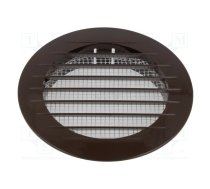 Accessories: ventilation grille; bronze; Body dim: Ø133x26mm | 007-0312  | 007-0312