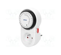 Programmable time switch; 15min÷24h; 230VAC/16A; Usup: 230VAC | OR-PRE-443  | OR-PRE-443