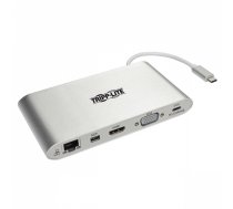 USB-C Dock, Dual Display - 4K HDMI/mDP, VGA, USB 3.2 Gen 1, USB-A/C Hub, GbE, Memory Card, 100W PD Charging | CKEATZS00000017  | 037332193834 | U442-DOCK1