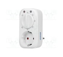 Programmable time switch; 2h÷8h; 230VAC/16A; Usup: 230VAC; IP20 | OR-PRE-445-SCHUKO  | OR-PRE-445(GS)