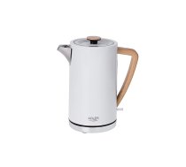 Adler | Kettle | AD 1347w | Electric | 2200 W | 1.5 L | Stainless steel | 360° rotational base | White | AD 1347 white  | 5903887808668