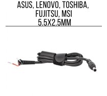 ASUS, LENOVO, TOSHIBA, FUJITSU, MSI 5.5x2.5mm charger cable | 150713305557  | 9854031404907