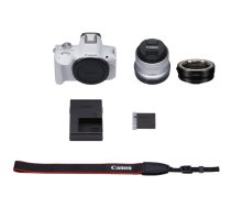 Canon EOS R50 + RF-S 18-45 IS STM (White) + Mount Adapter EF-EOS R | 9949292205282