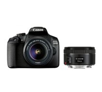 Canon EOS 2000D + EF-S 18-55mm III + EF 50mm f/ 1.8 STM | 8714574661337