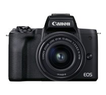 Canon EOS M50 Mark II 15-45 IS STM (Black) - Baltoje dėžutėje (white box) | 993803335479