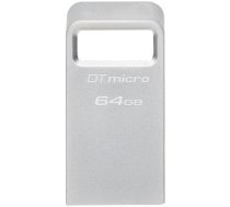 Kingston 64GB DataTraveler Micro 200MB/ s Metal USB 3.2 Gen 1, EAN: 740617328066 | 740617328066