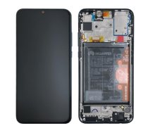 LCD screen Huawei P Smart 2019 / P Smart Plus 2019 with touch screen with frame and battery black original (service pack) | 1-4400000029289  | 4400000029289