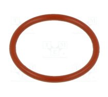 O-ring gasket; silicone; Thk: 2mm; Øint: 38mm; red; -60÷160°C | O-38X2-SI-RD  | 01 0038.00X 2 ORING 70SI RED