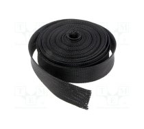 Polyester braid; ØBraid : 35÷60mm; polyester; black; -55÷150°C | PA-SUP40000DN0  | SUP40000DN0