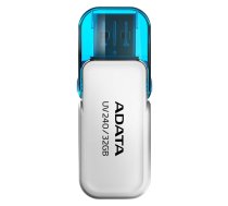 ADATA | USB Flash Drive | UV240 | 64 GB | USB 2.0 | White | AUV240-64G-RWH  | 4711085943101