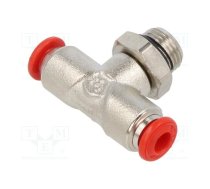 Push-in fitting; T-tap splitter; -0.99÷20bar; Thread: 1/8" | 50216-4-1/8  | 50216 4-1/8