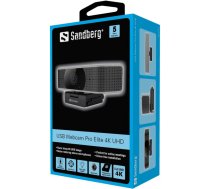 Sandberg 134-28 USB Webcam Pro Elite 4K UHD | T-MLX46875  | 5705730134289