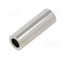 Spacer sleeve; 30mm; cylindrical; brass; nickel; Out.diam: 10mm | DR3110/6.2X30  | 3110/6,2X30