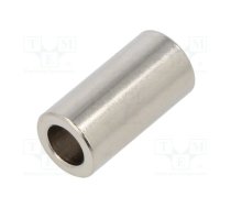Spacer sleeve; 20mm; cylindrical; brass; nickel; Out.diam: 10mm | DR3110/6.2X20  | 3110/6,2X20