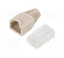 Connector: RJ45; plug; Cat 6a; gold-plated; 8p8c; for cable; male | LOG-MP0072 | MP0072