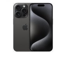 Apple iPhone 15 Pro 15.5 cm (6.1") Dual SIM iOS 17 5G USB Type-C 256 GB Titanium, Black | MTV13SX/A  | 195949019265 | TKOAPPSZI0812