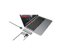 Hyper | HyperDrive USB-C 7-in-1 Laptop Form-Fit Hub | GN21D-GRAY  | 6941921144968