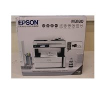 SALE OUT. Epson Multifunctional printer | EcoTank M3180 | Inkjet | Mono | All-in-one | A4 | Wi-Fi | Grey | DAMAGED PACKAGING | Epson Multifunctional printer | EcoTank M3180 | Inkjet | Mono | All-in-one | A4 | Wi-Fi | Grey | DAMAGED PACKAGING | C11CG93403S