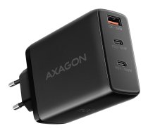 AXAGON ACU-DPQ100 GaN Wall charger, 3x port (USB + dual USB-C), PD3.0/QC4+/PPS/Apple, 100W, black | ACU-DPQ100
