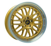 Keskin Tuning KT22 Gold Lip Polish 8x18 5x112 ET45 CB72,6 60° 720 kg KT228018511245GLP | KT228018511245GLP  | 4250084632963 | KT22