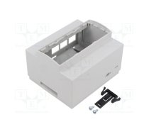 Enclosure: for computer; grey; for DIN rail mounting | HM-1597KIT6MPI3  | 1597KIT6MPI3