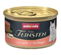 ANIMONDA Vom Feinsten Mousse Salmon and poultry - wet cat food - 85g | DLKANMKAM0020 | 4017721830324 | DLKANMKAM0020