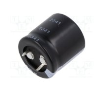 Capacitor: electrolytic; SNAP-IN; 180uF; 400VDC; Ø25x25mm; ±20% | ELH2GM181P25KT  | ELH2GM181P25KT