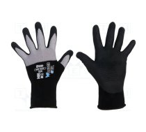 Protective gloves; Size: 8,M; grey-black; Duo | WG-555-M/08  | 52912