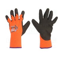 Protective gloves; Size: 11,XXL; orange; acrylic,latex; Thermo | WG-380-XXL/11  | 53763