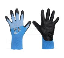 Protective gloves; Size: 9,L; blue; nitryl,polyester; Bee-Tough | WG-522B-L/09  | 52785