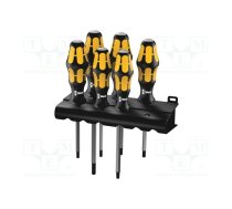 Screwdriver: for impact-set; Torx®; hanger; 6pcs. | WERA.05024410001 | 05024410001