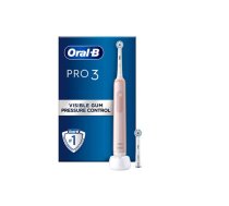 Oral-B | Electric Toothbrush | Pro3 3400N | Rechargeable | For adults | Number of brush heads included 2 | Number of teeth brushing modes 3 | Pink Sensitive | Pro3 3400N Pink Sensitive  | 8006540760093