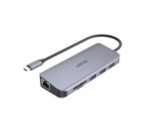 UNITEK D1026B notebook dock/port replicator USB 3.2 Gen 1 (3.1 Gen 1) Type-C Grey | D1026B  | 4894160042828 | PERUTKHUB0032